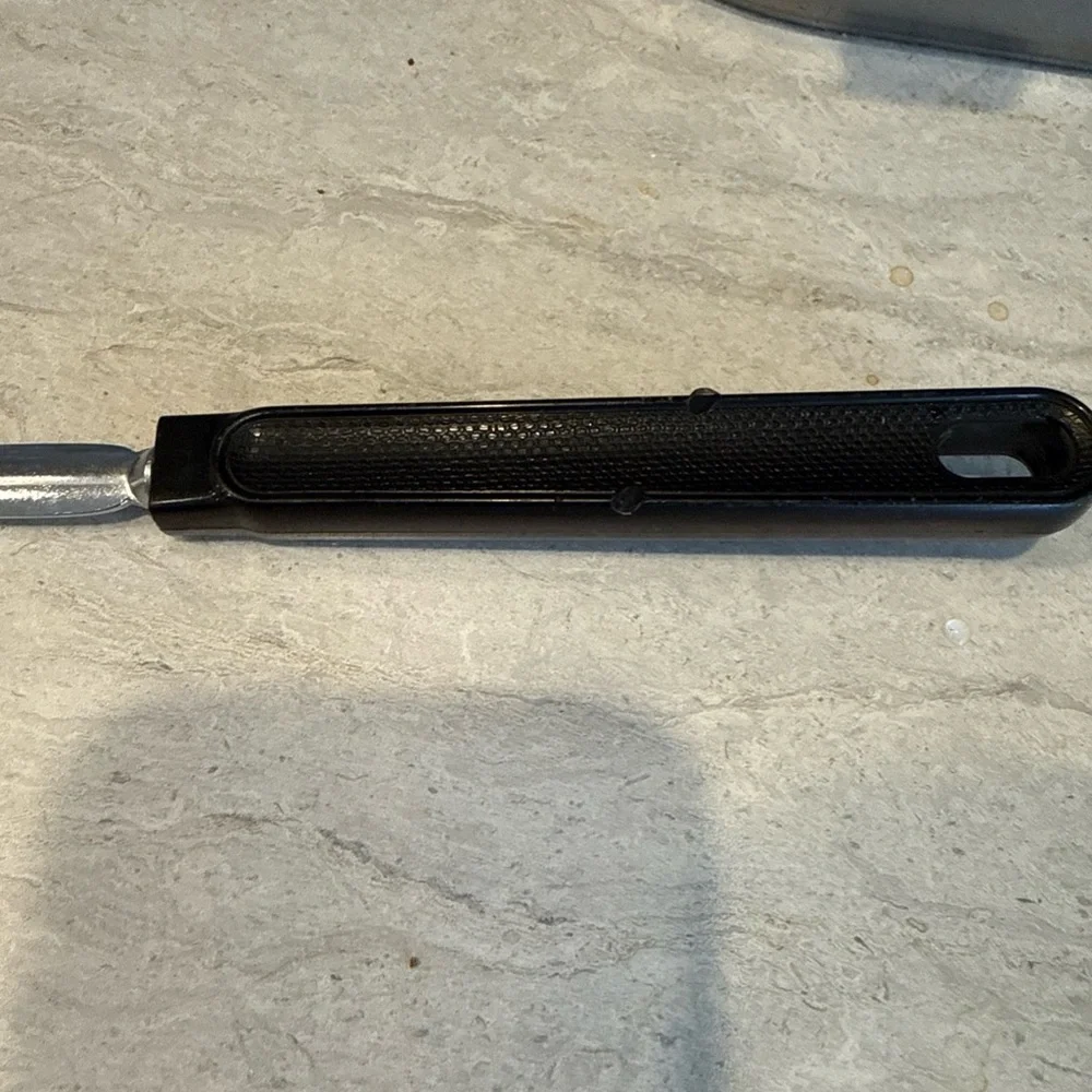 Vintage Ekco Slotted Turner Spatula black handle 11”